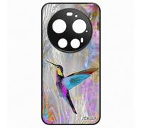 utaupia Coque pour Xiaomi 17Ultra Silicone Colibri Nature Petit 2512BPNDAG Noir Violet Mobile Plumes Floral Animaux ecologie Made in France