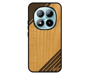 utaupia Coque pour Xiaomi pour Redmi Note 15 Pro 5G en Bois Silicone Moderne Pas Cher Souple geometrique Design Motif 4G Housse Portable Texture