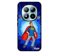 utaupia Coque pour Xiaomi pour Redmi Note 15 Pro 5G Silicone Super Tonton Humour Oncle Bande dessinée Pas Cher Portable Heros Bleu Noir Mobile Texte