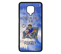 utaupia Coque pour Xiaomi Redmi Note 9 Pro Silicone j'peux Pas y'a Rugby Comique Drole personnalisé Dessin Portable Supporter XV de France jpeux