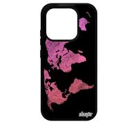 utaupia Coque Rigide pour Xiaomi 17 en Silicone Carte Monde geographie Globe Rose Terre Unique Atlas planete Case Jolie Housse Effet Souple pour Xiaomi