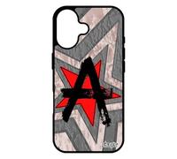 utaupia Coque Silicone Anarchie pour iPhone 17 Signe Graphique philosophie alu Justice Rigide égalité Populaire ni Dieu ni Maitre Rock