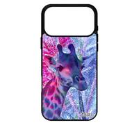 utaupia Coque Silicone Antichoc pour iPhone 17 Pro Max Girafe Savane Telephone Tache Afrique Mobile Animaux 512 Go Nature Fleurs Noir