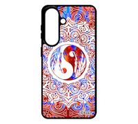 utaupia Coque Silicone Antichoc pour Samsung Galaxy S26+ Plus Yin et Yang Peinture Housse Orange SM-S947E alu Pas Cher Chine Mobile coloré Ying