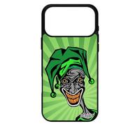 utaupia Coque Silicone Antichoc Rigide pour iPhone 17 Pro Max Joker Smile Etui Cartoon Dessin Comics Design Vert Motif Clown BD 256 Go de