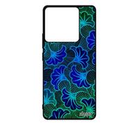 utaupia Coque Silicone Antichoc Xiaomi Redmi Note 13 Pro 5G Wax Motif Africain coloré Aluminium Pas Cher Fantaisie Bleu Etui Ethnique Tissu