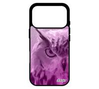 utaupia Coque Silicone Hibou pour iPhone 17 Pro Noir Design Rose Animal Effet Animaux Chouette Texture TPU Oiseau Smartphone de