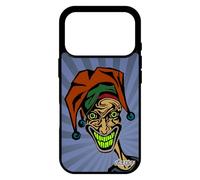 utaupia Coque Silicone Joker pour iPhone 17 Pro 4G Clown Bande dessinée Comics Super Heros Horreur Design Souple Antichoc Bumper Smile Bleu
