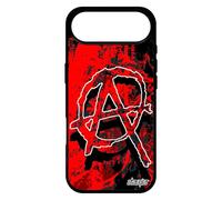 utaupia Coque Silicone pour iPhone 17 Air Anarchie Unique Housse Symbole Metal Hardrock Anarchy ni Dieu ni Maitre tag Tattoo Rouge de