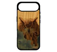 utaupia Coque Silicone pour iPhone 17 Air Bois Naturel Hibou Chouette Original Animaux Oiseau Etui Case Ciel 512 Go Gris Nuage 4G de