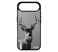 utaupia Coque Silicone pour iPhone 17 Air cerf Noir personnalisé Faon Telephone Animal Animaux biche Etui Original Effet Gris Foret Brame