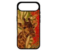 utaupia Coque Silicone pour iPhone 17 Air en Bois Girafe Vert tacheté Telephone de Protection Case Design Fleurs Afrique TPU Savane Animal