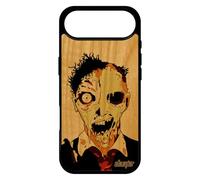utaupia Coque Silicone pour iPhone 17 Air en Bois Mort Vivant Orange Revenant Portable 4G Fin du Monde Noir Squelette Telephone Cover
