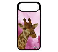 utaupia Coque Silicone pour iPhone 17 Air Girafe Afrique Nuage Animaux Design Animal Savane Rose alu Ciel Mobile Telephone Portable tacheté