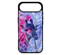 utaupia Coque Silicone pour iPhone 17 Air Girafe Bleu Gel Animal Tache Housse Motif Mobile Fleurs Afrique Design Nature Animaux Case