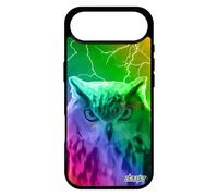 utaupia Coque Silicone pour iPhone 17 Air Hibou Multicolore Jaune Design Arc en Ciel Animaux Chouette Orage Portable Housse Telephone 4G de