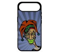 utaupia Coque Silicone pour iPhone 17 Air Joker personnalisé Super Heros Bande dessinée Smile Visage Clown Bleu Design Unique Comics Case