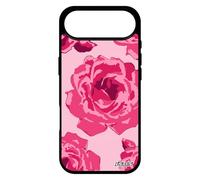 utaupia Coque Silicone pour iPhone 17 Air Rose Fleur Mariage Telephone Nature Rose petale de Femme Tatoo Amour poudré Caoutchouc Romantique