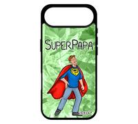 utaupia Coque Silicone pour iPhone 17 Air Super Papa personnalisé Vert Pas Cher Texte Cadeau Fete des Peres 256 Go BD Portable Humour Heros