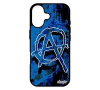 utaupia Coque Silicone pour iPhone 17 Anarchie Solide Metal Noir ni Dieu ni Maitre Graphique Street Art Revolution tag Rock Artiste de
