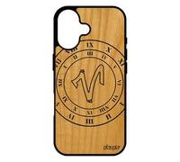 utaupia Coque Silicone pour iPhone 17 Bois Signe Astrologique belier Portable Antichoc Smartphone Horloge Ascendant Univers Horoscope Noir