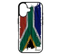 utaupia Coque Silicone pour iPhone 17 Drapeau Afrique du sud Africain Antichoc jo Football Housse Can Coupe du Monde Tissu