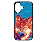 utaupia Coque Silicone pour iPhone 17 Loup louve Antichoc personnalisé Housse Rouge Animaux Design predateur Unique Moderne Animal Dessin