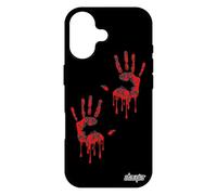 utaupia Coque Silicone pour iPhone 17 Main Rouge Etui Empreinte 4G Dessin Zombie Trace de Peinture Qui degouline TPU epouvante Horreur