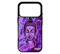 utaupia Coque Silicone pour iPhone 17 Pro Bouddha 4G Tibet Violet Telephone Yoga Journal Aluminium TPU Religion Pochoir Etui Portrait Inde
