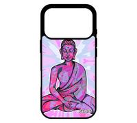 utaupia Coque Silicone pour iPhone 17 Pro Bouddha Cadeau d'anniversaire Yoga Tibet Bouddhisme Rose Graphique Telephone Mobile Original TPU