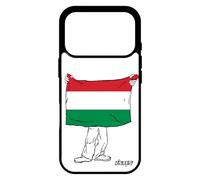 utaupia Coque Silicone pour iPhone 17 Pro Drapeau Hongrie Hongrois Coupe d'europe Football Etui Unique Portable Euro jo 4G