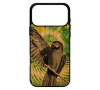 utaupia Coque Silicone pour iPhone 17 Pro Max Bois Perroquet Telephone Vert Animaux Tropical Etui Fleurs 4G Perruche Nature Oiseau Mandala