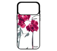 utaupia Coque Silicone pour iPhone 17 Pro Max orchidée Fleur Aluminium Telephone Exotique Housse Amour Peinture Tendance Nature Floral