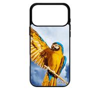 utaupia Coque Silicone pour iPhone 17 Pro Max Perroquet Etui Oiseau Original Perruche Design Rigide alu Animaux Animal Nuage Bleu Ciel