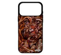 utaupia Coque Silicone pour iPhone 17 Pro Max Portrait Street Art Aluminium Visage Cover Abstrait immeubles Arbre Cadeau Homme Peinture TPU