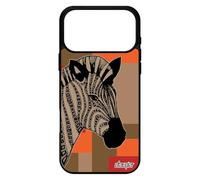 utaupia Coque Silicone pour iPhone 17 Pro Max Zebre Marron Jolie Design Femme Telephone Dessin Kenya Africain Mobile Noir Animaux rayé