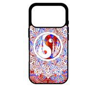 utaupia Coque Silicone pour iPhone 17 Pro Yin et Yang Case 4G Artistique Mandala Bien & Mal coloré Rosace Fantaisie Aluminium de Protection