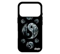 utaupia Coque Silicone pour iPhone 17 Pro Yin et Yang imprimé Bicolore Portable Cadeau Fete des Peres Telephone Smartphone Ying Gris Housse