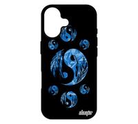utaupia Coque Silicone pour iPhone 17 Yin et Yang Image Smartphone Antichoc Masculin Feminin Aluminium Bleu Ying Souple Garcon Energie