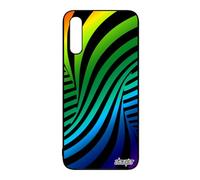 utaupia Coque Silicone pour Samsung A50 Illusion d'optique 3D Gay Pride Noir Arc en Ciel Antichoc Multicolore Design Mirage Vert pour Galaxy