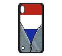 utaupia Coque Silicone pour Samsung Galaxy A10 Drapeau France français Football Bleu Blanc Rouge Coupe d'europe Jeans Smartphone Tricolore