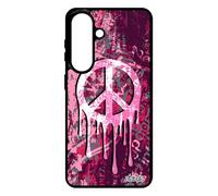 utaupia Coque Silicone pour Samsung Galaxy S26+ Plus Peace and Love Housse Bumper Paix et Amour Reggae SM-S947B Femme Ragga Yoga Journal Tatouage