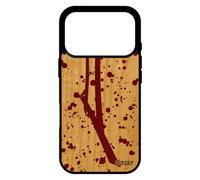 utaupia Coque Silicone Rigide pour iPhone 17 Pro Bois Signe du Zodiaque gemeaux Housse Femme Dessin Rouge Tache d'encre Univers frêne TPU