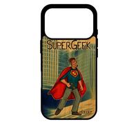 utaupia Coque Super Geek pour iPhone 17 Pro en Bois Silicone Jeux Video Console Humour Smartphone Texte Motif Telephone Gamer Case Bleu TPU