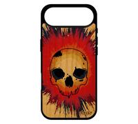 utaupia Coque Telephone pour iPhone 17 Air Bois Silicone Tete de Mort Mobile Masque Tattoo Street Art coloré Cadeau de Noel de Protection