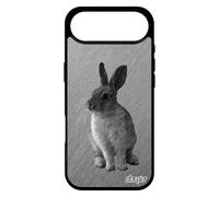 utaupia Coque Telephone pour iPhone 17 Air Silicone Lapin Joli Souple lapine lièvre Dessin Animaux Effet Smartphone Animal belier Gris