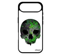 utaupia Coque Tete de Mort pour iPhone 17 Air Silicone Homme Crane Horreur os Biker Squelette Techno Tattoo personnalisé Etui Masque
