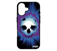 utaupia Coque Tete de Mort pour iPhone 17 Silicone personnalisé Housse Squelette Tatouage Graffitti Crane Cadeau d'anniversaire Metal Bleu