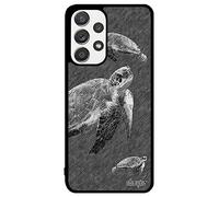 utaupia Coque Tortue pour Samsung A33 Silicone Ocean ven. Noir Marine Caoutchouc Design Rigide Animal Gris Dessin geante Animaux de Galaxy