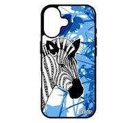 utaupia Coque Zebre pour iPhone 17 Silicone Pas Cher 512 Go Telephone Feuilles Aluminium Cheval Souple Femme azteque Mobile Fleur Housse de